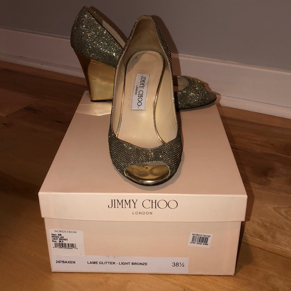 Jimmy Choo Baxen Wedge Light Bronze
